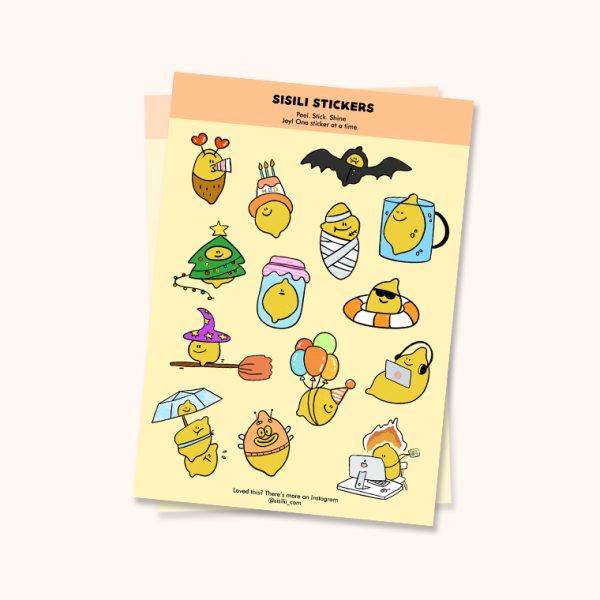 پک استیکر مستر لیمون