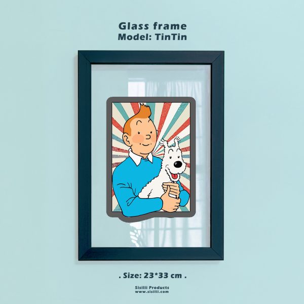 قاب شیشه‌ای تن تن و میلو