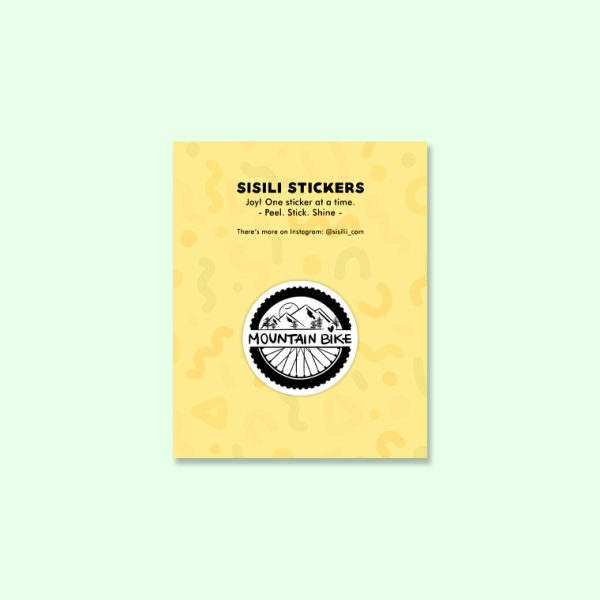 استیکر دوچرخه کوهستان
